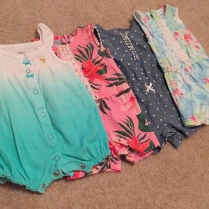 Carter 3 month rompers